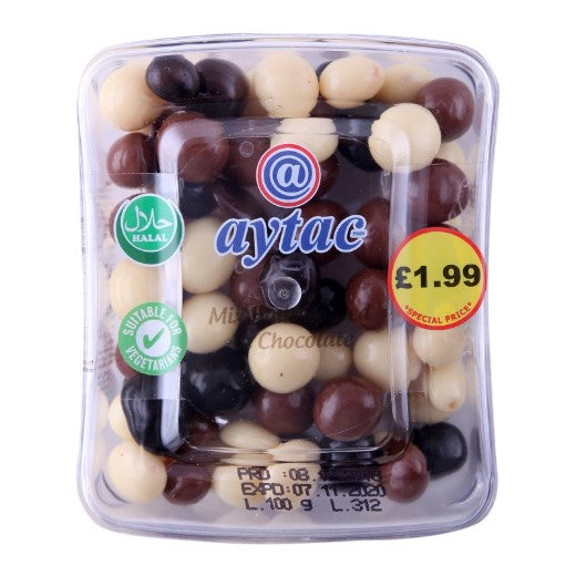 Aytac Mix Fruit Coated In Chocolate Dragee (6X100G)
