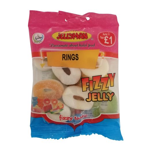 Jm Jellyman Fizzy Rings (80g) product image