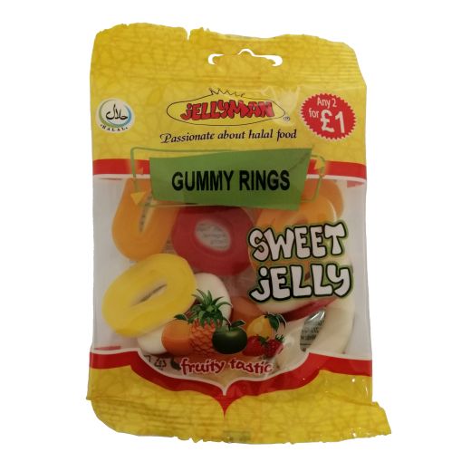 Jm Jellyman Gummy Rings (80g) product image