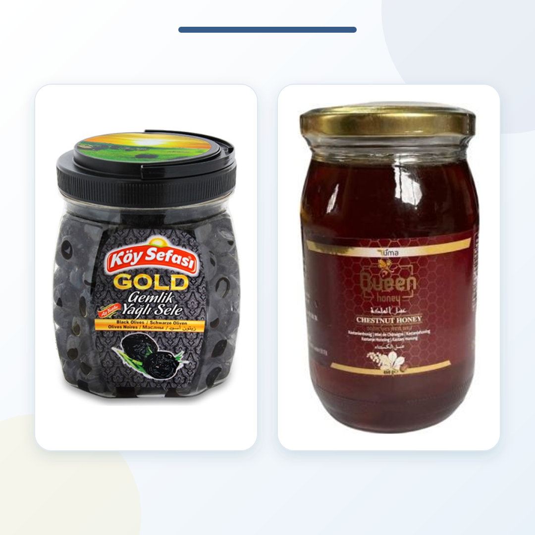 Premium Black Olives & Chestnut Honey Value Pack product bundle