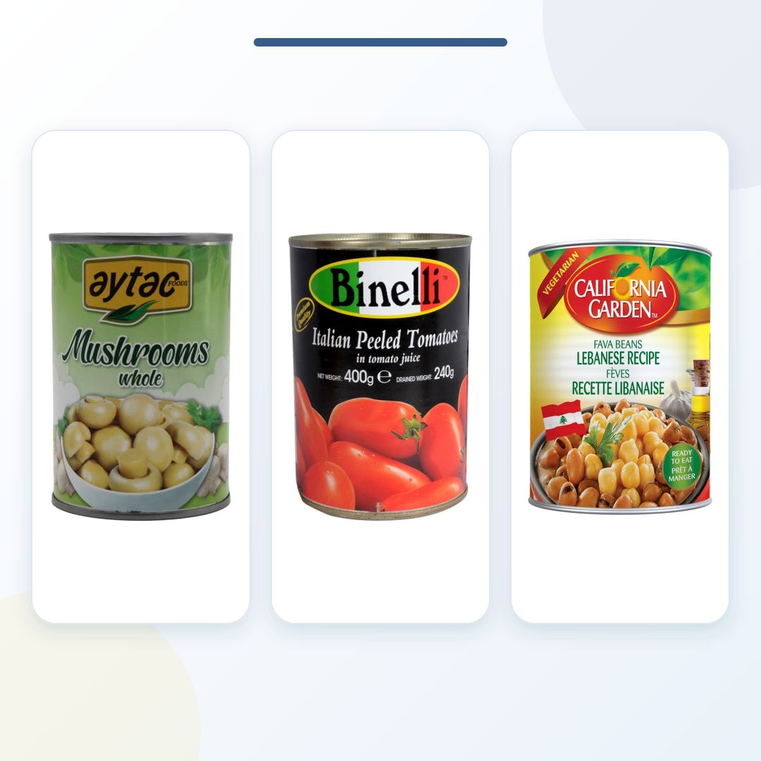 Aytac & California Garden Essentials Bundle – Canned Vegetables & Foul Collection product bundle