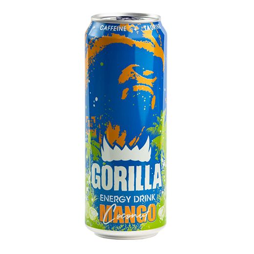 Gorilla Energy Drink Mango Coconut (500ML)