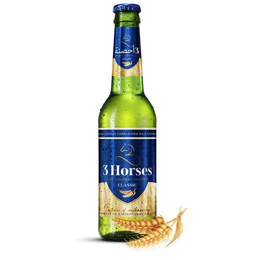 3 Horses Malt Classic (Non-Alc) (6X300ML)