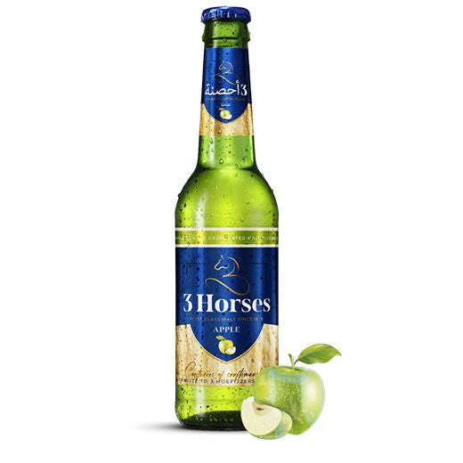 3 Horses Malt Apple (Non-Alc) (6X300ML)