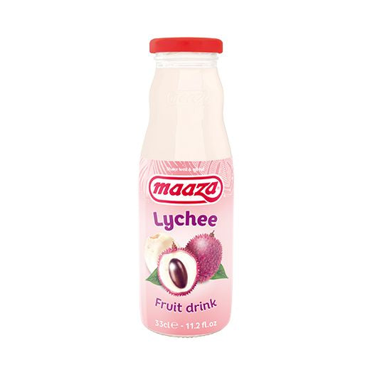 Maaza Lychee Drink 330ml-Glas Bottle product image