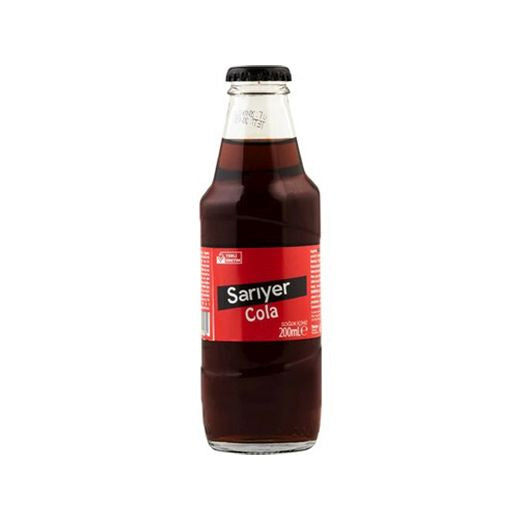 Sariyer cola flavoured carbonated drink 200ml glass bottle