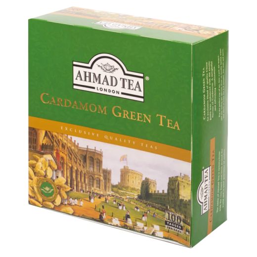 Ahmad Tea Cardamom Green Tea (New) (2190) (500GR)