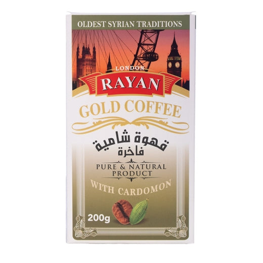 Rayan London Gold Coffee With Cardomon Cardboard (200 GR)