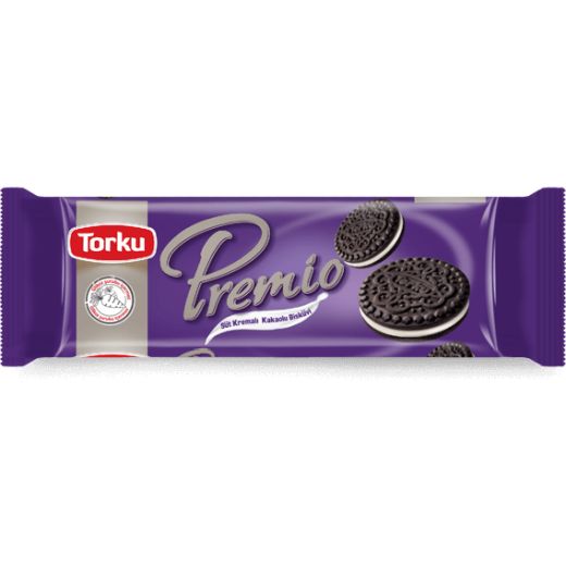 Torku Premio Cocoa Biscuit With Milk Cream (86GR)