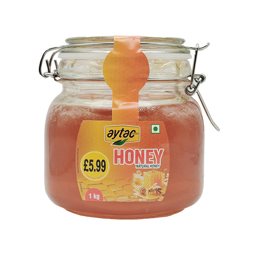 Aytac Pure Honey Clip Top Jar 1KG