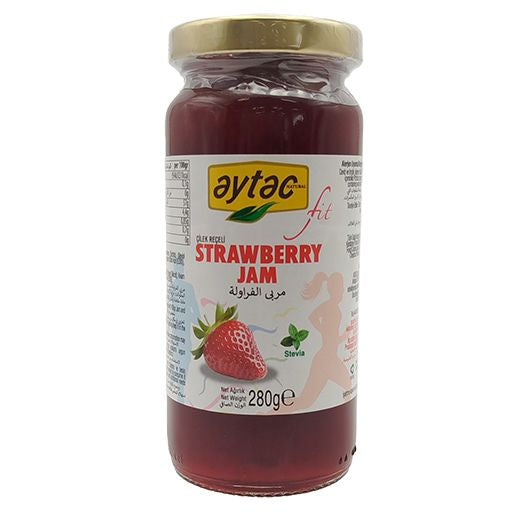 Aytac Stevia Fit Strawberry Jam – 280g
