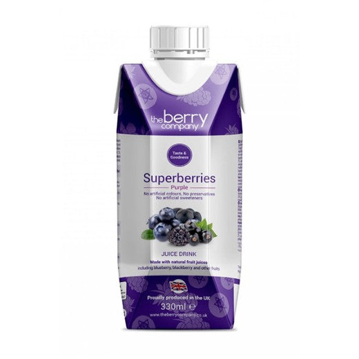 The Berry Company Superberry Purple With Blueberry & Guarana Juice Drink- 330Ml