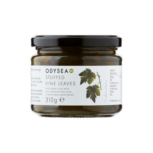 Odysea Vine Leaves Stuffed With Rice Herbs Pinenuts & Raisins 310G