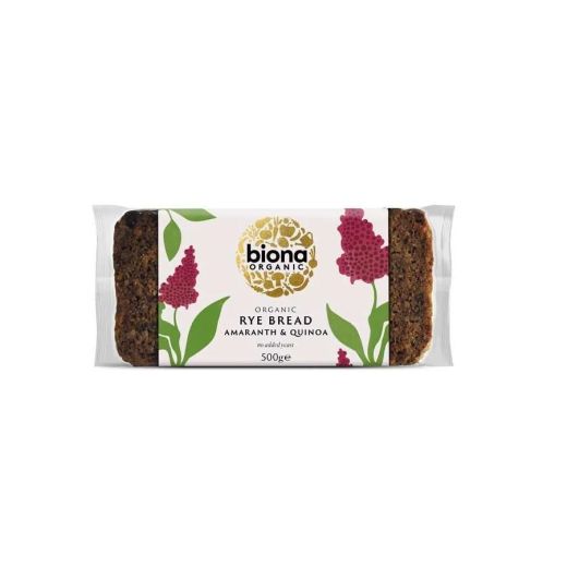 Biona Organic Rye Amaranth Quinoa Bread - 500Gr