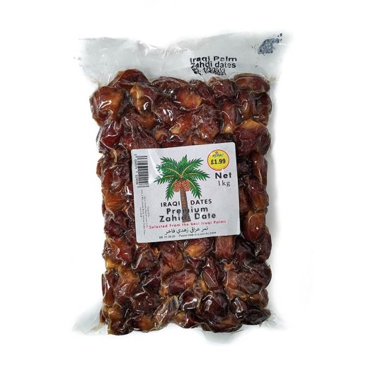 Iraqi Palm Premium Zahedi Dates (Vac-Pack) (1KG)