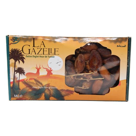 La Gazelle Branched Tunisian Date 1Kg (12 Pack) (1000G)