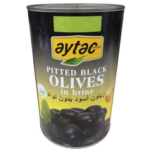 Aytac Black Pitted Olives (Tin) (4200G)
