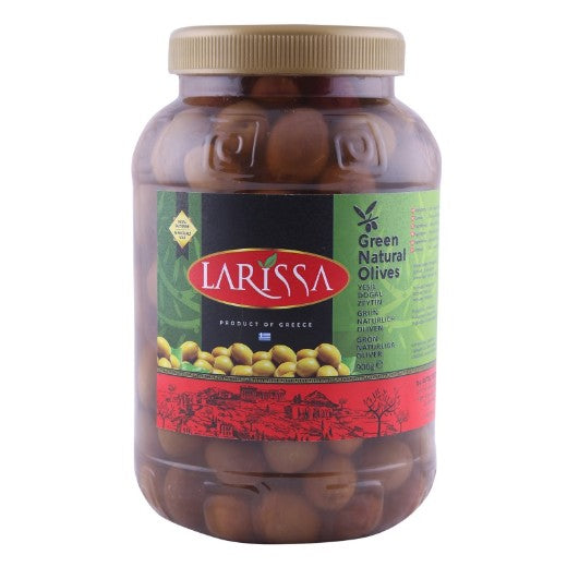 Larissa Green Natural Olives In Brine (Gevsis) (900GR)