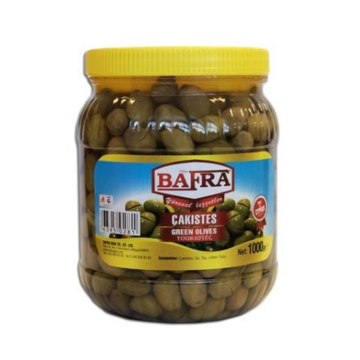 Bafra Cakistes Green Olives (Pet) (1KG)