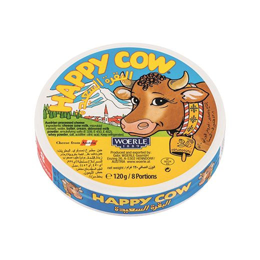 Happy Cow Cheese Regular Portions (120g)
