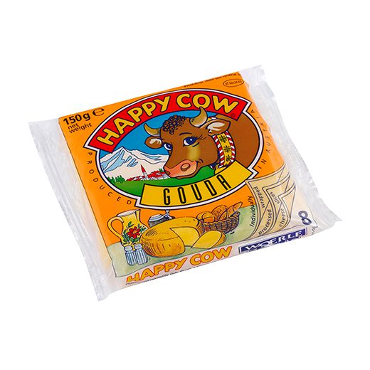 Happy Cow Cheese Gouda Slices (150g)