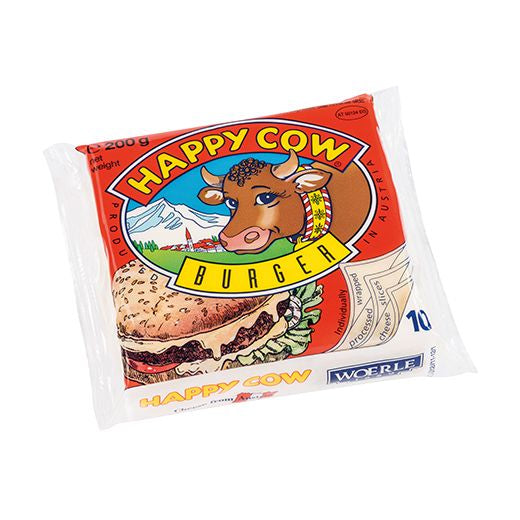 Happy Cow Cheese Burger Slices (200g)