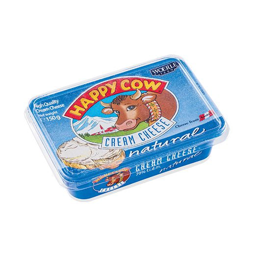 Happy Cow Cream Cheese Cups Natural (150g)