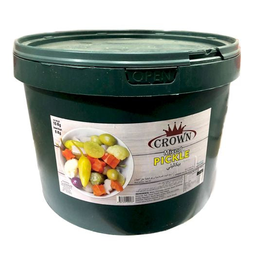 Crown Mixed Pickle(Plastic) (15KG)