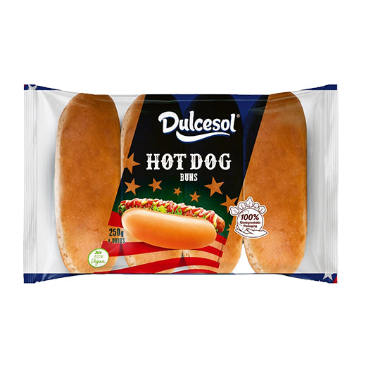 Dulcesol Hot Dog Buns (250g) product image
