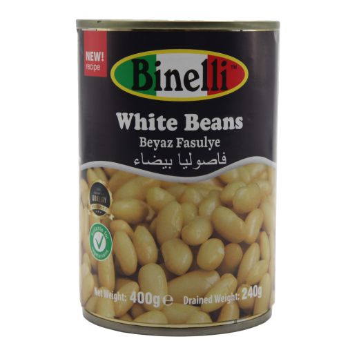 Binelli White Beans (Tin) (800GR)