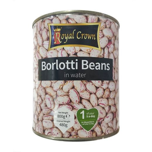 Royal Crown Borlotti Beans (800GR)