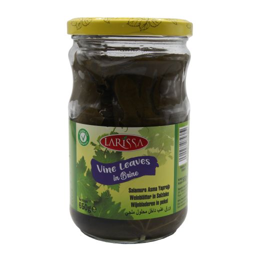 Larissa Vine Leaves In Brine 650Gr (650GR)