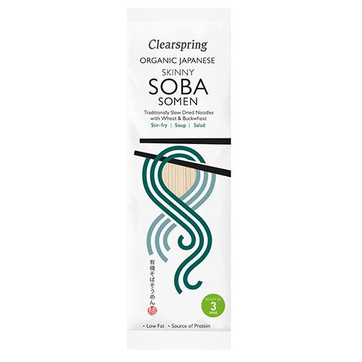 Clearspring Org Japanese Skinny Soba Somen Noodles (200G)