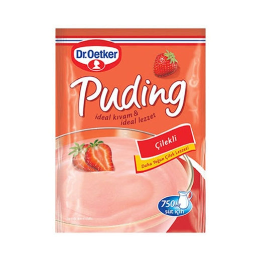 Dr Oetker Puding Strawberry Cilekli (120GR)