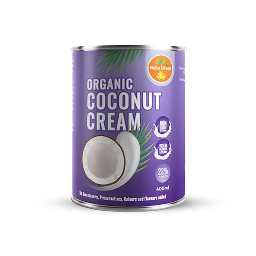 Naturifresh Organic Coconut Cream 22% PM £1.49 400ML