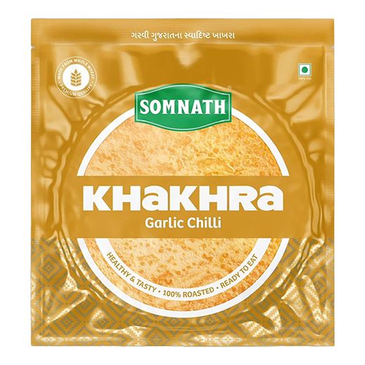 Somnath Khakhra Garlic Chilli (200G)
