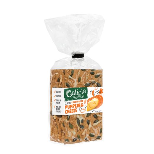 Galicia Crispbread Pumpkin & Cheese - 180Gr