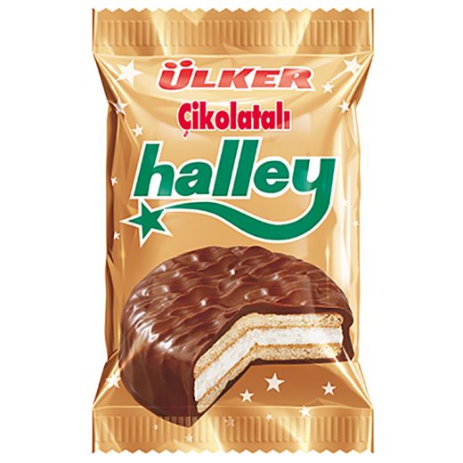 Ulker Halley Cikolata Kapli Biskuvi (Small) (30GR)