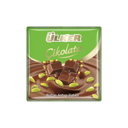 Ulker Cikolata Fistikli Kare (6X65GR)
