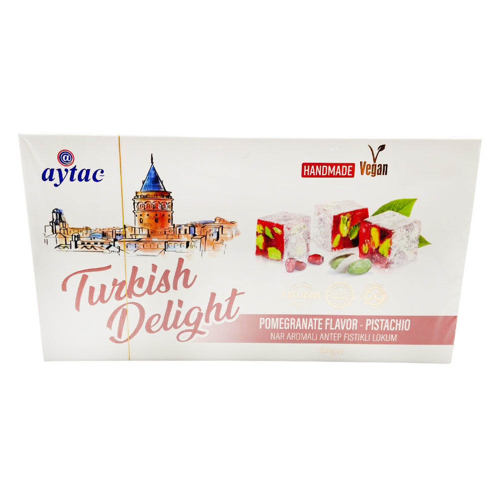 Aytac Turkish Delight Bowl Pomegaranate and Pictachio (350G)