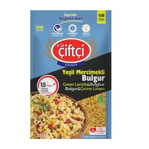 Ciftci Bulgur With Green Lentil (360GR)