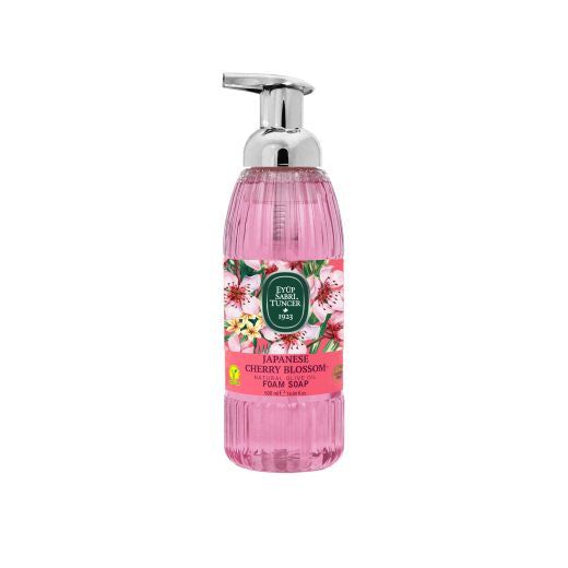 E.SABRI FOAM SOAP NATURAL OLIVE OIL JAPANESE CHERRY BLOSSOM