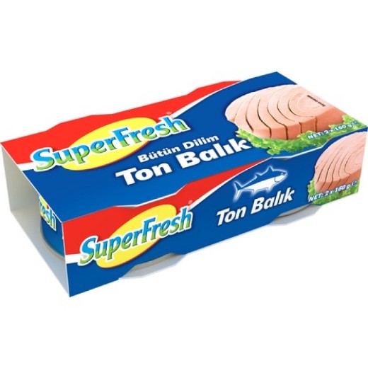 Superfresh Tuna Fish With Sunflower Oil (2X160GR)