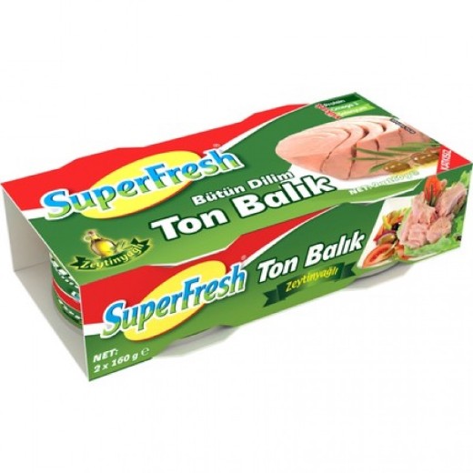 Superfresh Tuna Fish With Olive Oil (2X160GR)