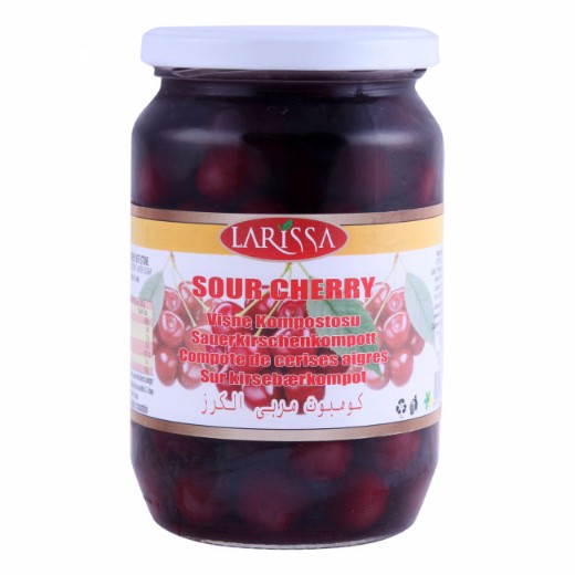 Larissa Sour Cherry Compote With Stone (700GR)