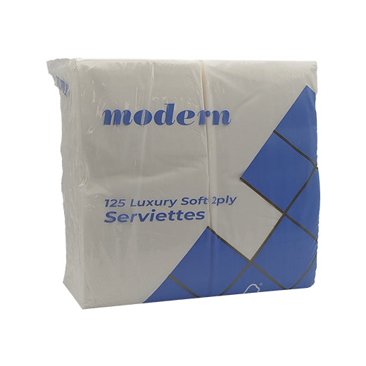Modern 40X40 Luxury Soft 1 - 8 Fold Serviettes (125 pcs) product image
