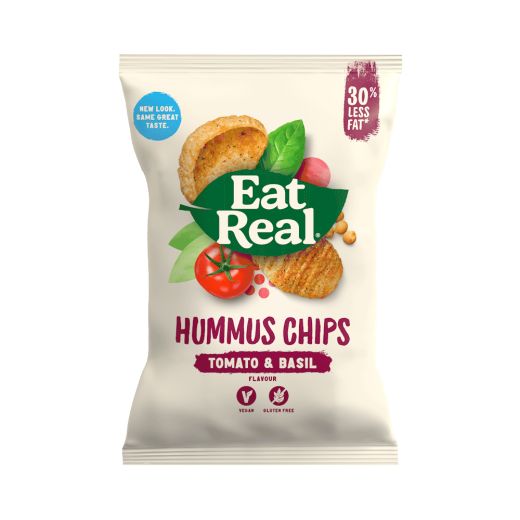 Eat Real Hummus Tomato & Basil Chips (135G)