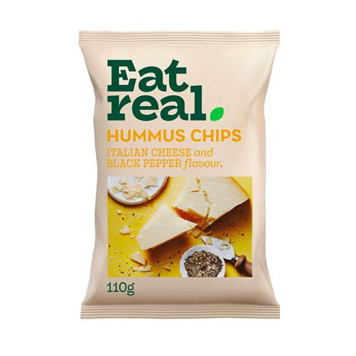 Eat Real Hummus Italian Cheese Black Pepper 110GR