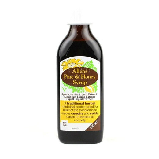 Allens Pine And Honey Syrup (150ML)