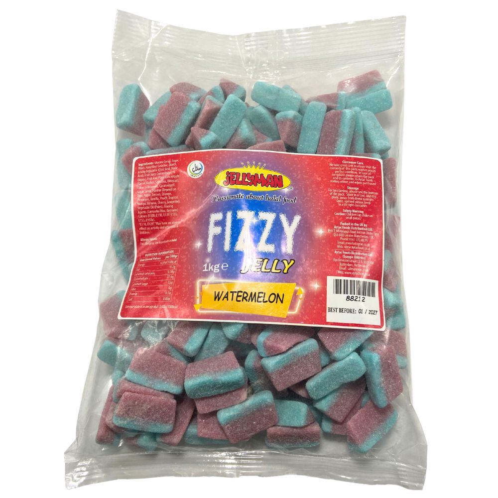 Jellyman Fizzy Watermelon Foam – Bulk Jelly 1kg